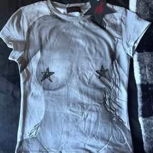 White Fox Mommy Tee